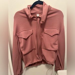 Pink Yogalicious Athletic Sweatshirt